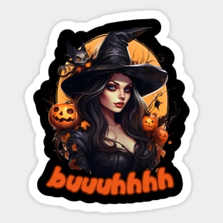 Buuhhhh-Halloween Haunt Sticker